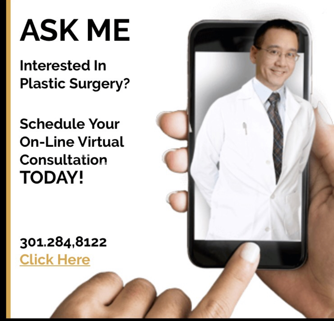 TEXT 301.284.8122 Washingtonian TOP Doctor, Bennett Yang MD, Plastic Surgeon